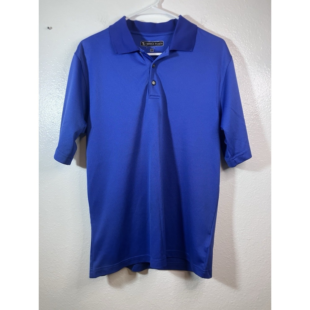 Pebble Beach Performance Short Sleeve Golf Polo Men's Medium Sports Outdoors